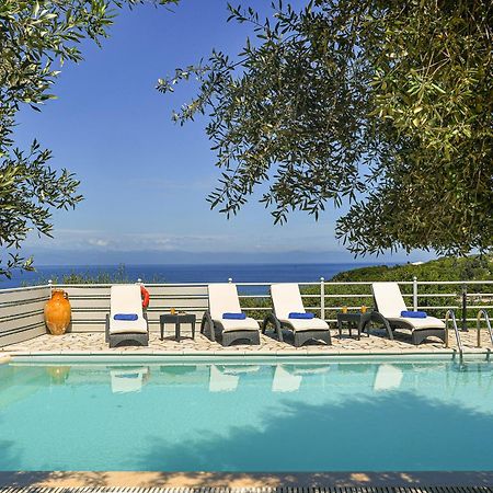 Lioniskari Seaviews - Paxoi'S Private Pool Oasis Villa Porto Ozias Bagian luar foto