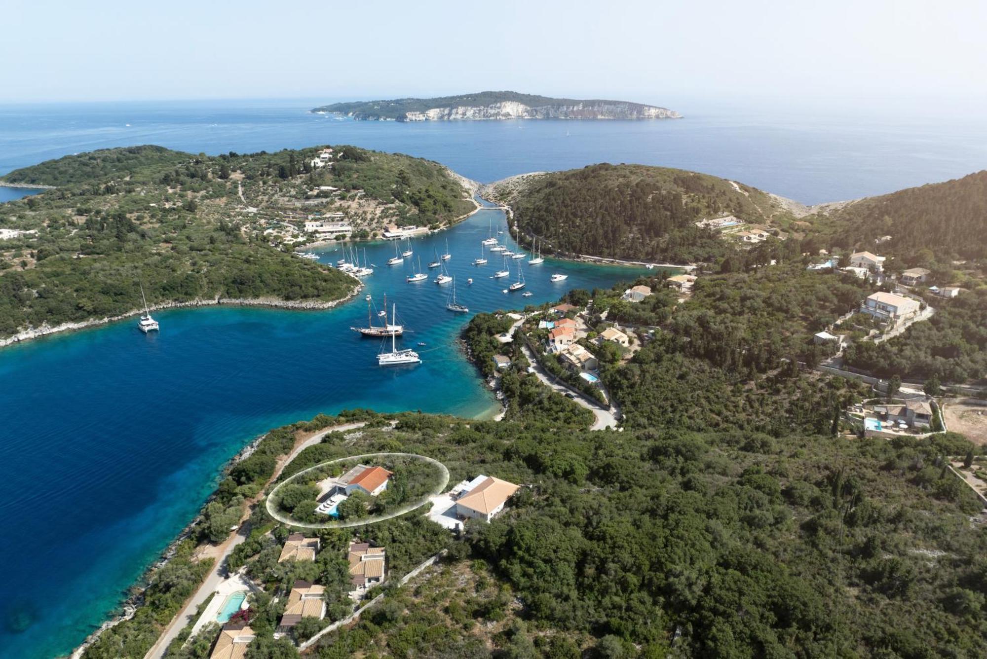 Lioniskari Seaviews - Paxoi'S Private Pool Oasis Villa Porto Ozias Bagian luar foto