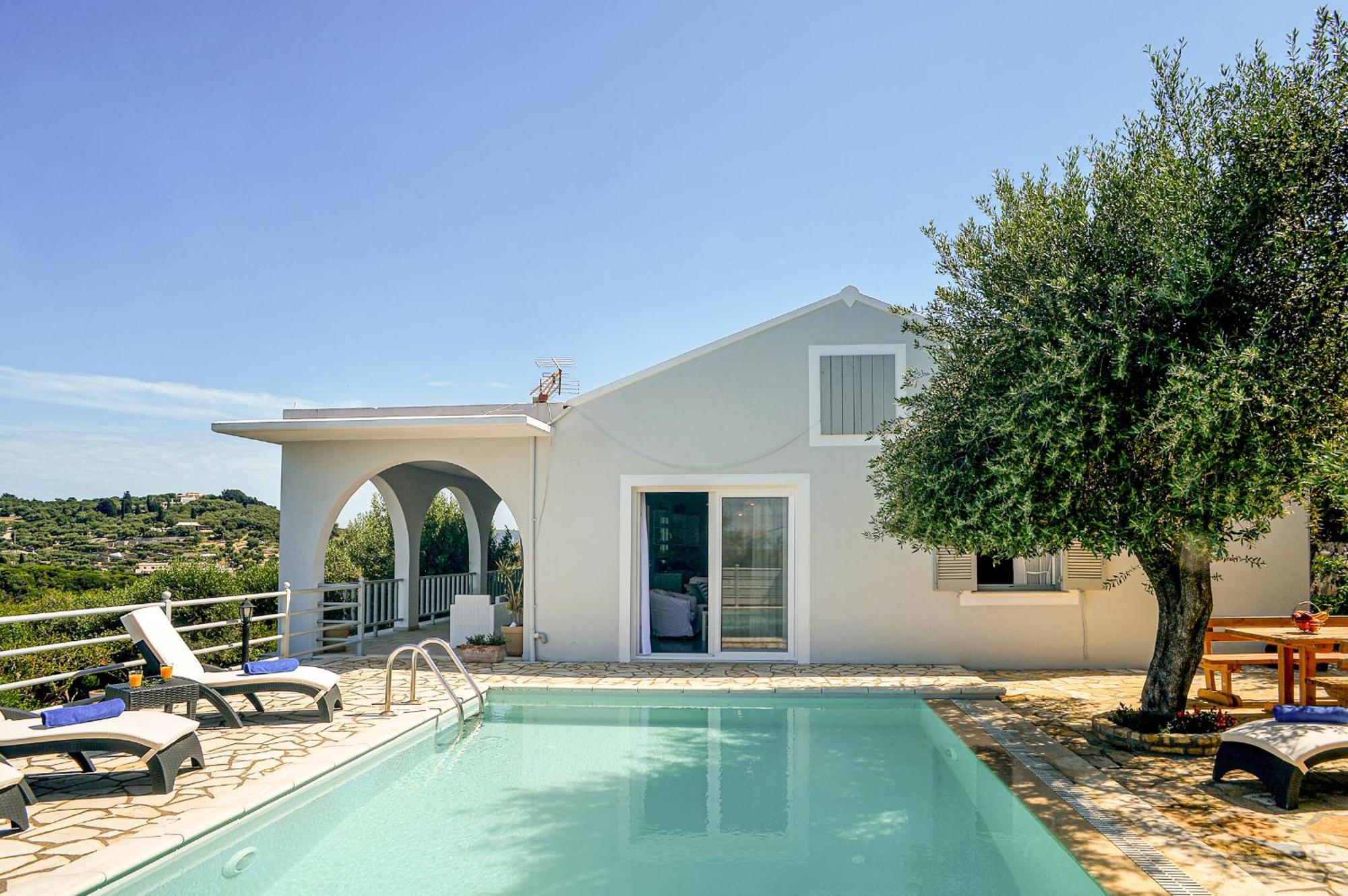 Lioniskari Seaviews - Paxoi'S Private Pool Oasis Villa Porto Ozias Bagian luar foto