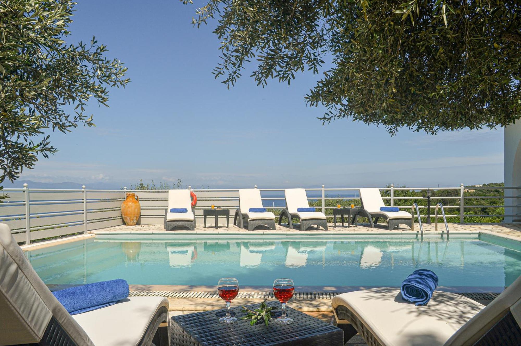 Lioniskari Seaviews - Paxoi'S Private Pool Oasis Villa Porto Ozias Bagian luar foto