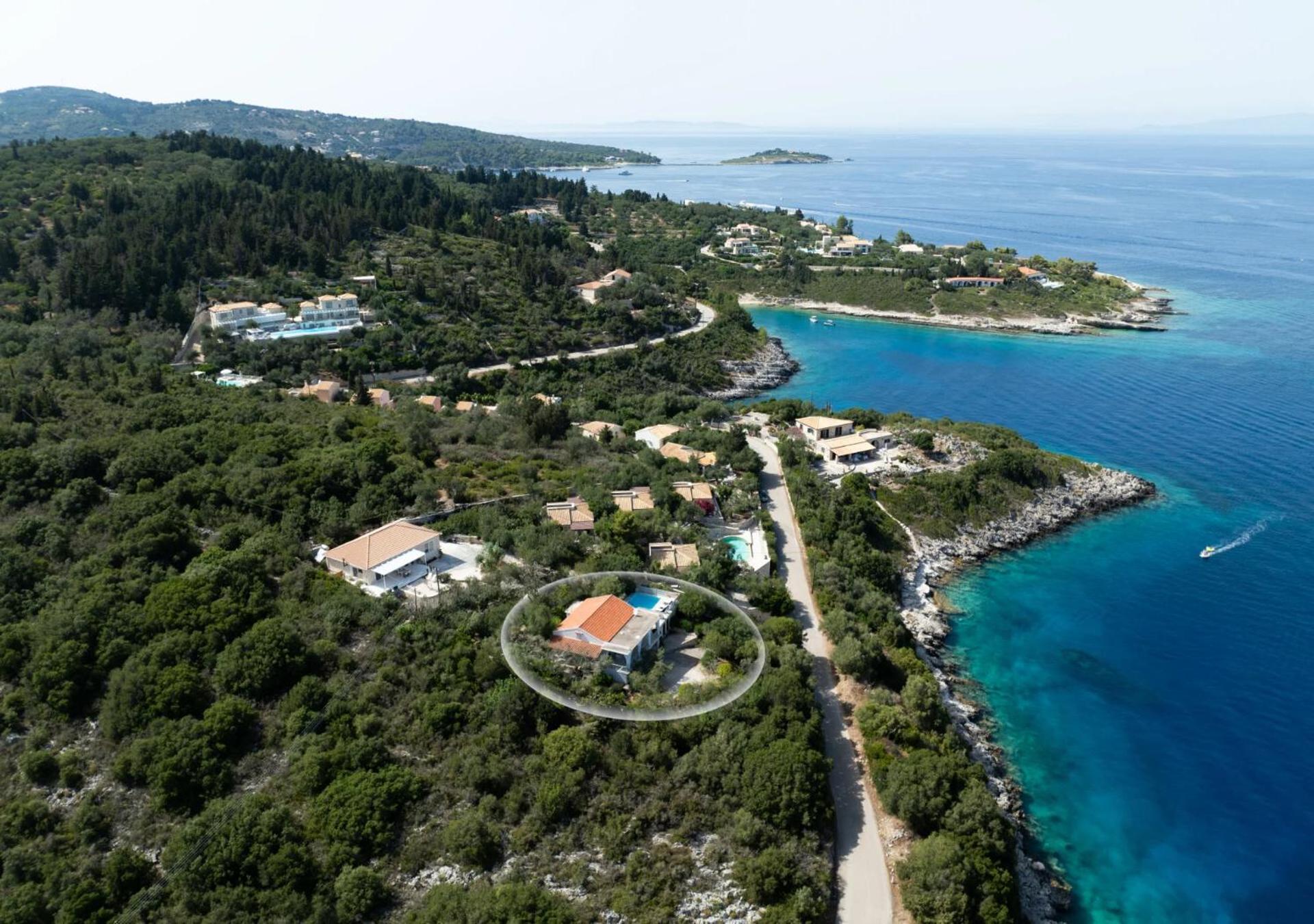 Lioniskari Seaviews - Paxoi'S Private Pool Oasis Villa Porto Ozias Bagian luar foto