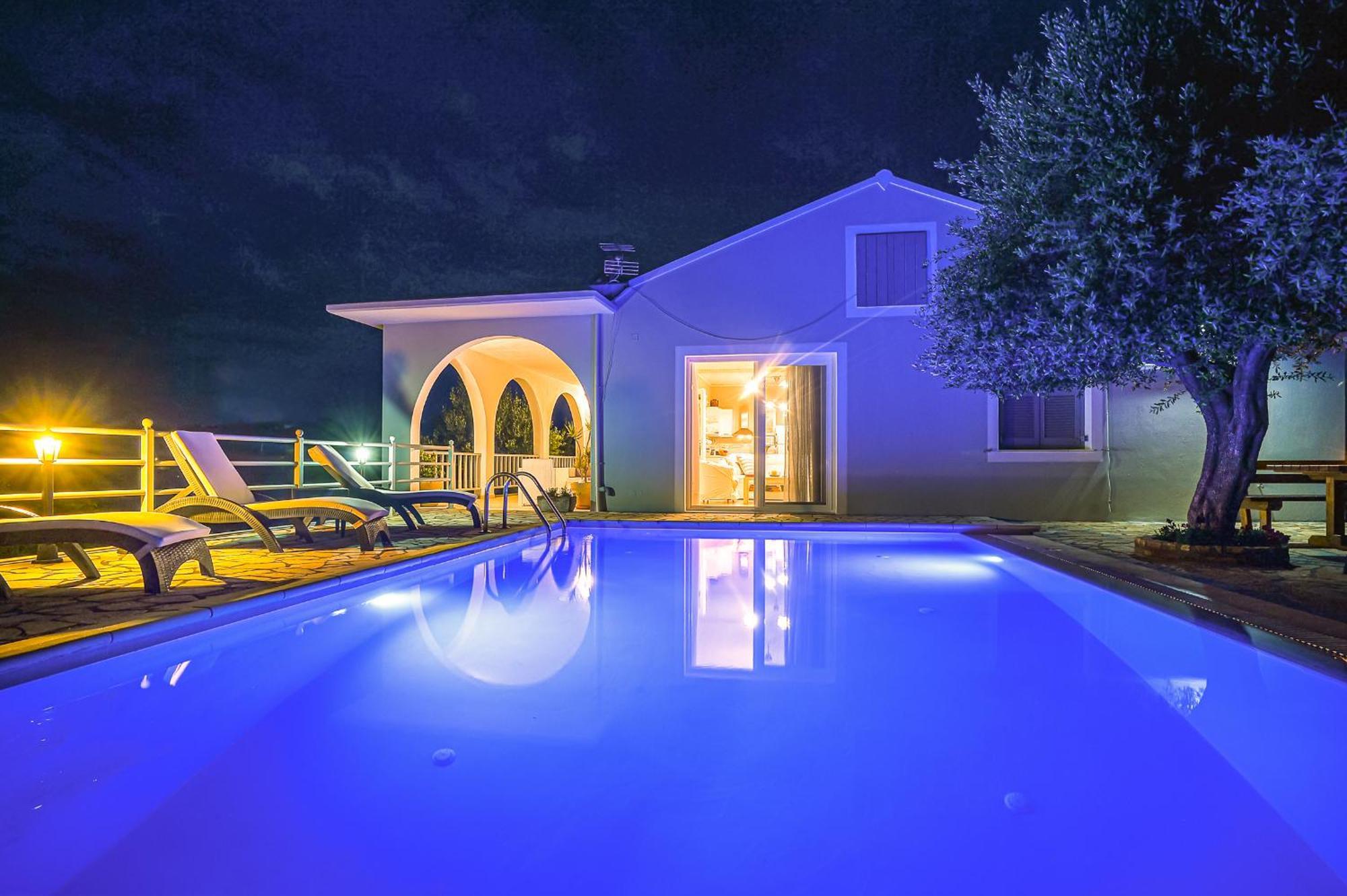 Lioniskari Seaviews - Paxoi'S Private Pool Oasis Villa Porto Ozias Bagian luar foto